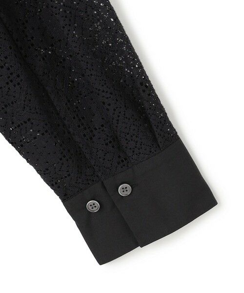 UNFILO / アンフィーロ シャツ・ブラウス | ブロックレース バンドカラーシャツ | 詳細17