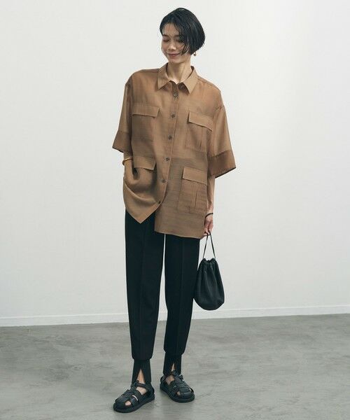 UNFILO / アンフィーロ シャツ・ブラウス | シアー サファリシャツ | 詳細20