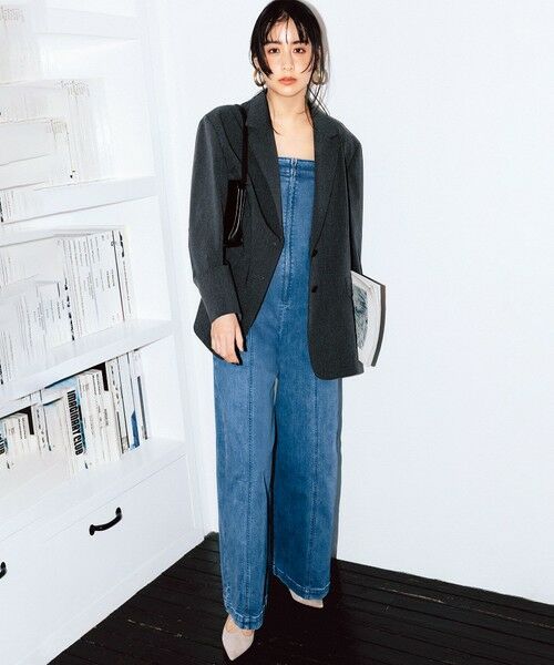 UNFILO / アンフィーロ テーラードジャケット | 【セットアップ着用可】マイビューティ オーバージャケット | 詳細1