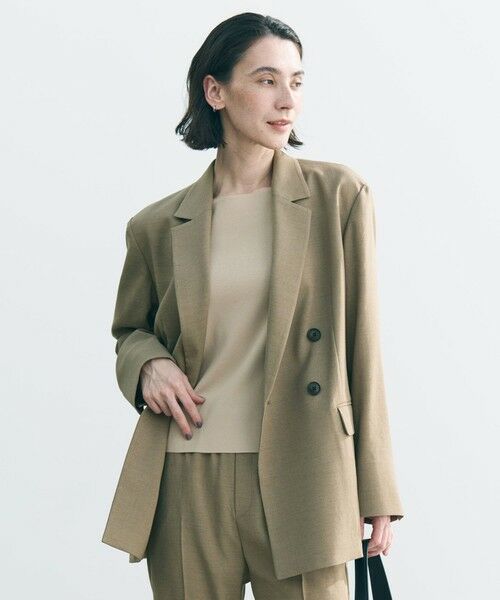 UNFILO / アンフィーロ テーラードジャケット | 【セットアップ着用可】TENNEN TOUCH ダブルブレスト ジャケット | 詳細17