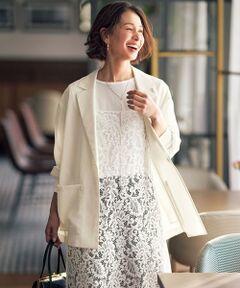 UNFILO / アンフィーロ テーラードジャケット | シアー オーバージャケット