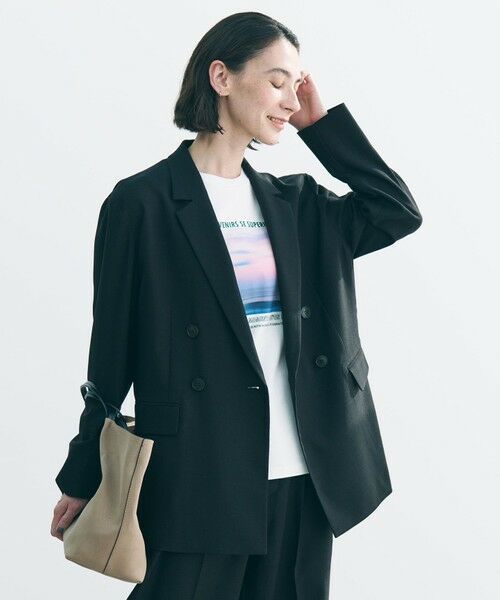 UNFILO / アンフィーロ テーラードジャケット | 【セットアップ着用可】TENNEN TOUCH ダブルブレスト ジャケット | 詳細10