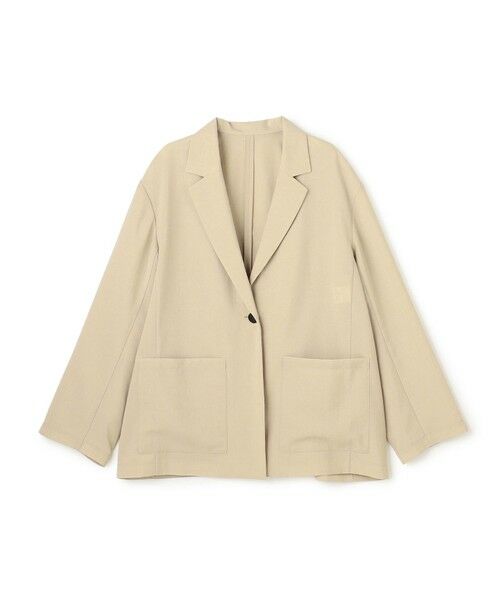 UNFILO / アンフィーロ テーラードジャケット | シアー オーバージャケット（ベージュ）