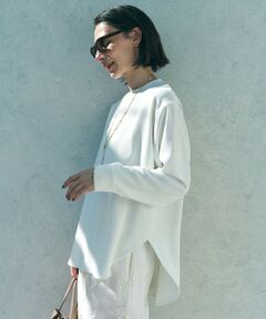 UNFILO / アンフィーロ シャツ・ブラウス | ジョーゼット ラウンドテール プルオーバー