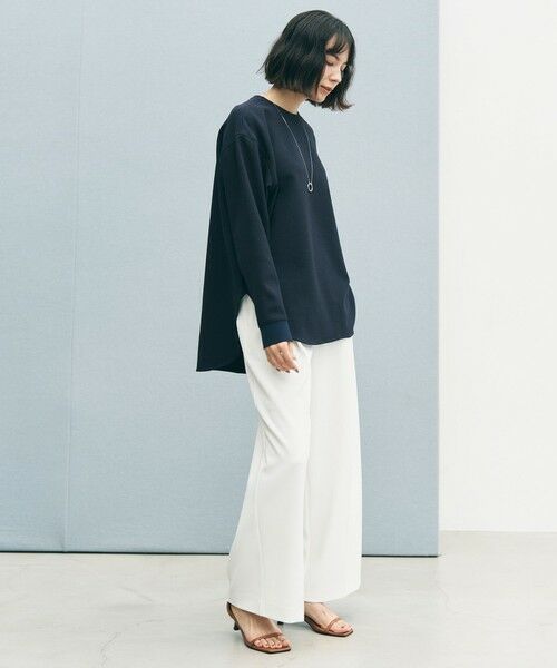 UNFILO / アンフィーロ シャツ・ブラウス | ジョーゼット ラウンドテール プルオーバー | 詳細13