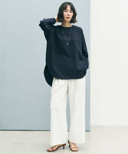 UNFILO / アンフィーロ シャツ・ブラウス | ジョーゼット ラウンドテール プルオーバー | 詳細15