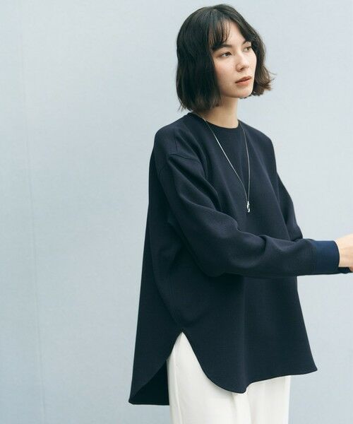 UNFILO / アンフィーロ シャツ・ブラウス | ジョーゼット ラウンドテール プルオーバー | 詳細8