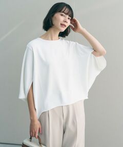 UNFILO / アンフィーロ シャツ・ブラウス | ジョーゼット ドルマンプルオーバー