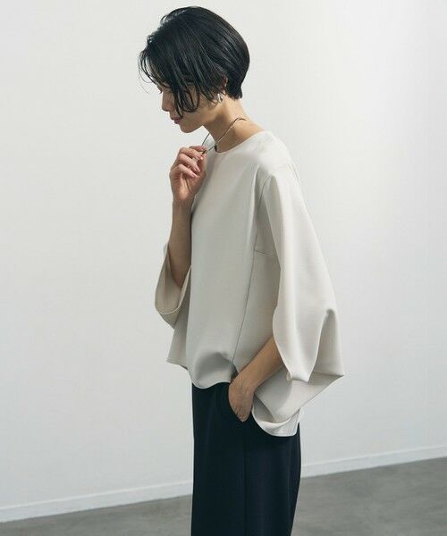 UNFILO / アンフィーロ シャツ・ブラウス | ジョーゼット ドルマンプルオーバー | 詳細8