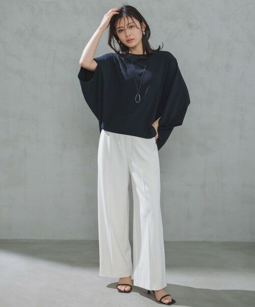 UNFILO / アンフィーロ シャツ・ブラウス | ジョーゼット ドルマンプルオーバー | 詳細15