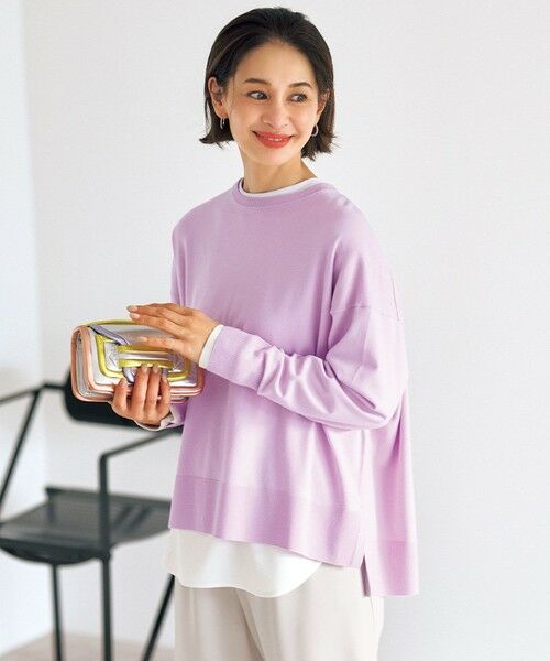 UNFILO / アンフィーロ シャツ・ブラウス | ジョーゼット ラウンドテール プルオーバー | 詳細1