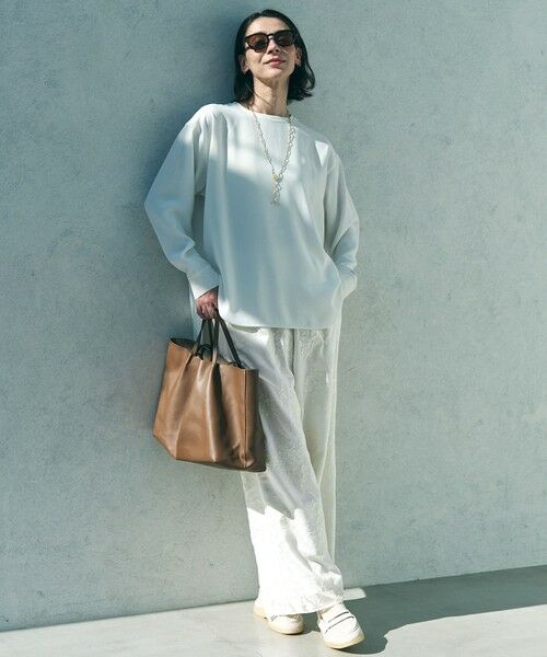 UNFILO / アンフィーロ シャツ・ブラウス | ジョーゼット ラウンドテール プルオーバー | 詳細5