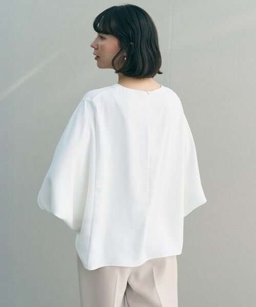 UNFILO / アンフィーロ シャツ・ブラウス | ジョーゼット ドルマンプルオーバー | 詳細3