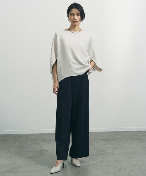 UNFILO / アンフィーロ シャツ・ブラウス | ジョーゼット ドルマンプルオーバー | 詳細11