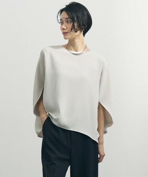 UNFILO / アンフィーロ シャツ・ブラウス | ジョーゼット ドルマンプルオーバー | 詳細7