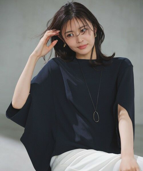 UNFILO / アンフィーロ シャツ・ブラウス | ジョーゼット ドルマンプルオーバー | 詳細14