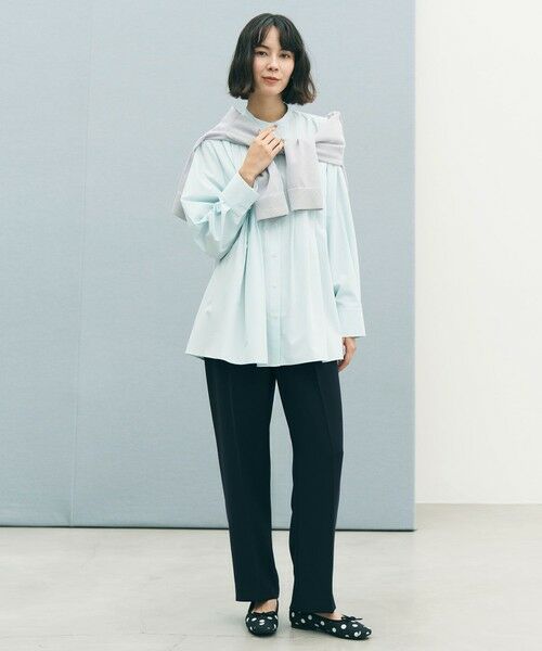 UNFILO / アンフィーロ カーディガン・ボレロ | シアーフォルムニット キーネックカーディガン | 詳細4