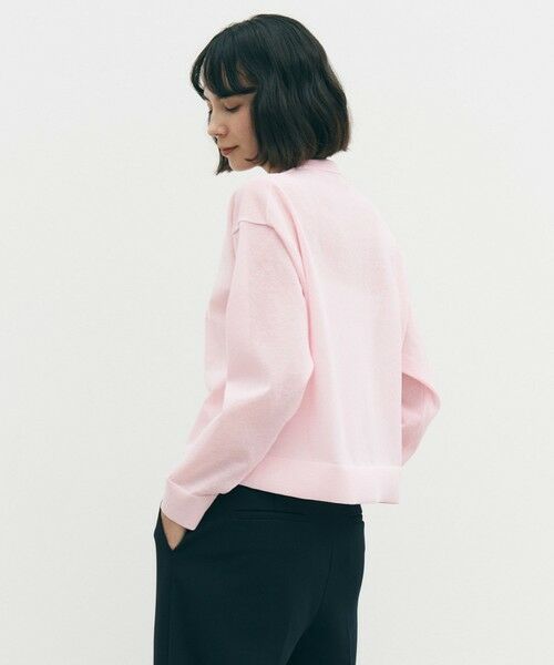UNFILO / アンフィーロ カーディガン・ボレロ | シアーフォルムニット キーネックカーディガン | 詳細12