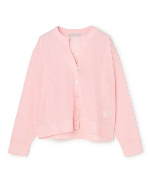 UNFILO / アンフィーロ カーディガン・ボレロ | シアーフォルムニット キーネックカーディガン | 詳細11