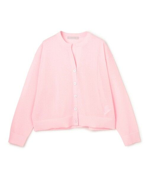 UNFILO / アンフィーロ カーディガン・ボレロ | シアーフォルムニット キーネックカーディガン | 詳細14