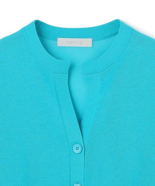 UNFILO / アンフィーロ カーディガン・ボレロ | シアーフォルムニット キーネックカーディガン | 詳細18
