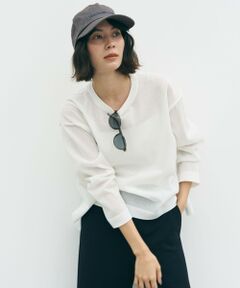 UNFILO / アンフィーロ ニット・セーター | シアーフォルムニット クルーネック