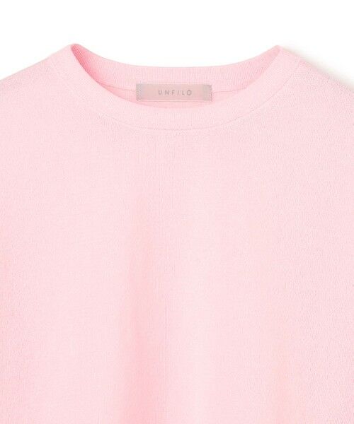 UNFILO / アンフィーロ ニット・セーター | シアーフォルムニット クルーネック | 詳細9