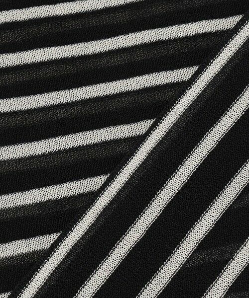 UNFILO / アンフィーロ ニット・セーター | シアーフォルムニット ボーダー | 詳細12