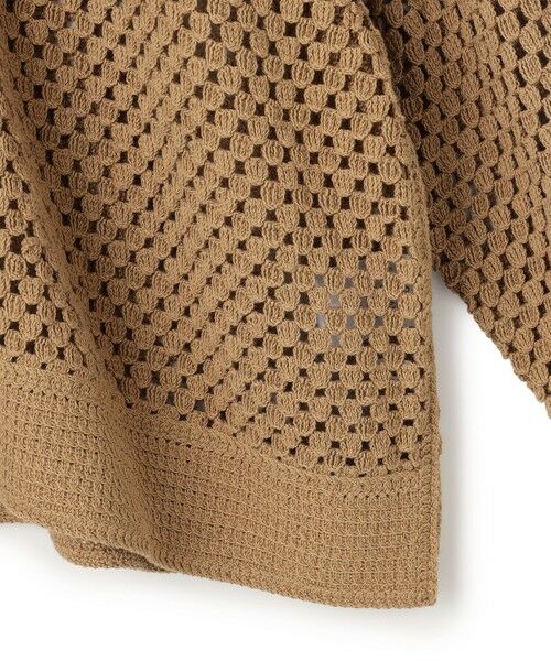 UNFILO / アンフィーロ カーディガン・ボレロ | クロシェレースニット ZIPカーディガン | 詳細10