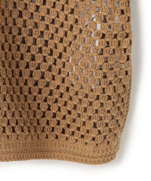 UNFILO / アンフィーロ ニット・セーター | クロシェレースニット ハーフスリーブ プルオーバー | 詳細6