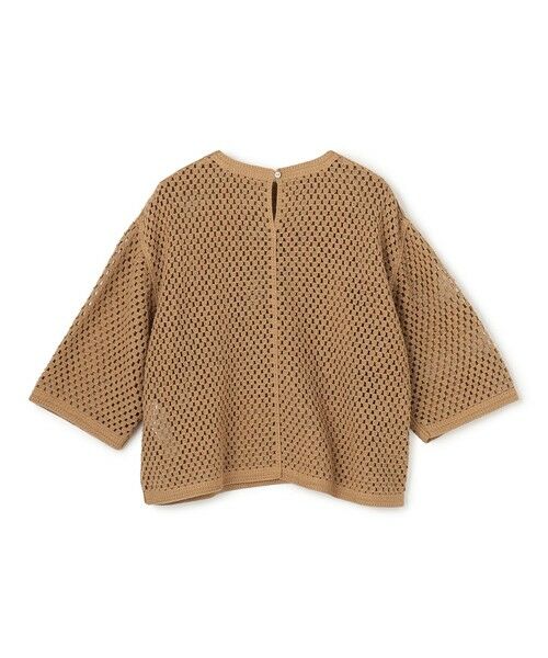 UNFILO / アンフィーロ ニット・セーター | クロシェレースニット ハーフスリーブ プルオーバー | 詳細7