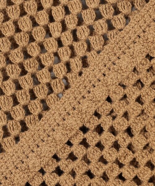 UNFILO / アンフィーロ ニット・セーター | クロシェレースニット ハーフスリーブ プルオーバー | 詳細9