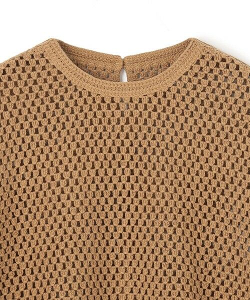 UNFILO / アンフィーロ ニット・セーター | クロシェレースニット ハーフスリーブ プルオーバー | 詳細4