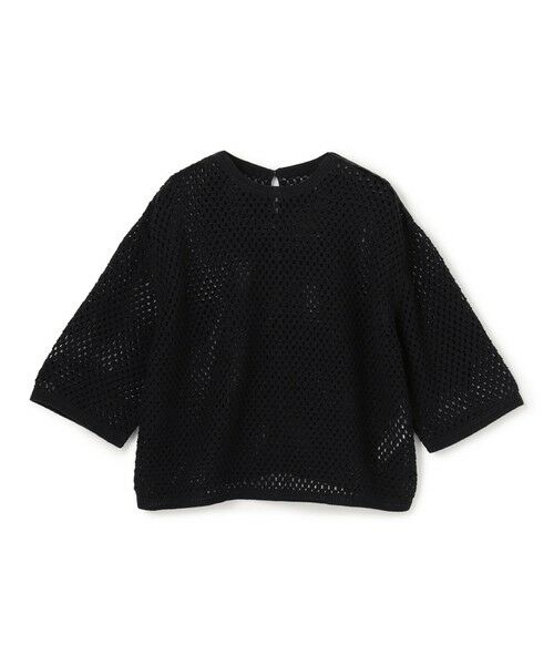 UNFILO / アンフィーロ ニット・セーター | クロシェレースニット ハーフスリーブ プルオーバー | 詳細14