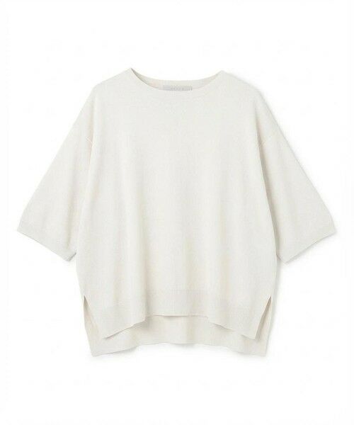 UNFILO / アンフィーロ ニット・セーター | スゴ機能美ニット ハーフスリーブ（グレージュ）