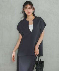 UNFILO / アンフィーロ ニット・セーター | 【WEB限定カラー】スゴ機能美ニット キーネック ジレ