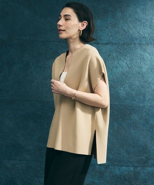 UNFILO / アンフィーロ ニット・セーター | 【WEB限定カラー】スゴ機能美ニット キーネック ジレ | 詳細14