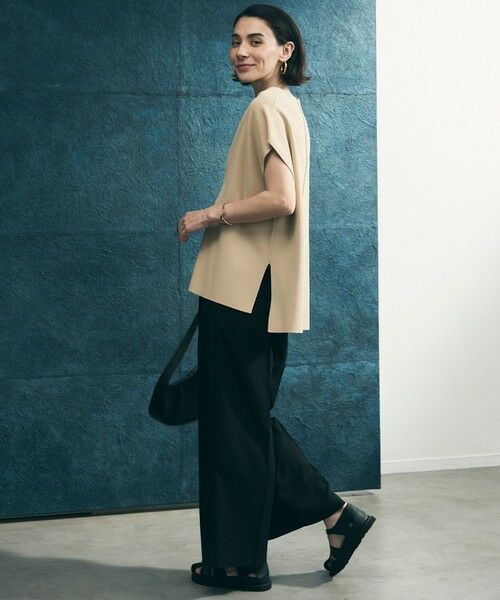 UNFILO / アンフィーロ ニット・セーター | 【WEB限定カラー】スゴ機能美ニット キーネック ジレ | 詳細16