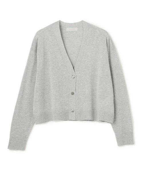 UNFILO / アンフィーロ カーディガン・ボレロ | イージーカーディガン クロップド（グレー）