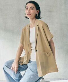 UNFILO / アンフィーロ ベスト | シアーフォルムニット ジャケットジレ