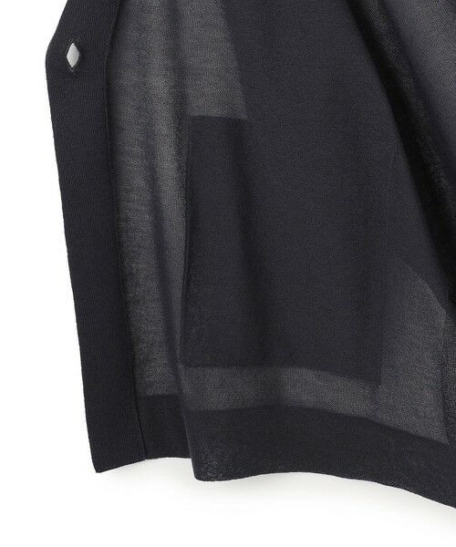 UNFILO / アンフィーロ ベスト | シアーフォルムニット ジャケットジレ | 詳細12