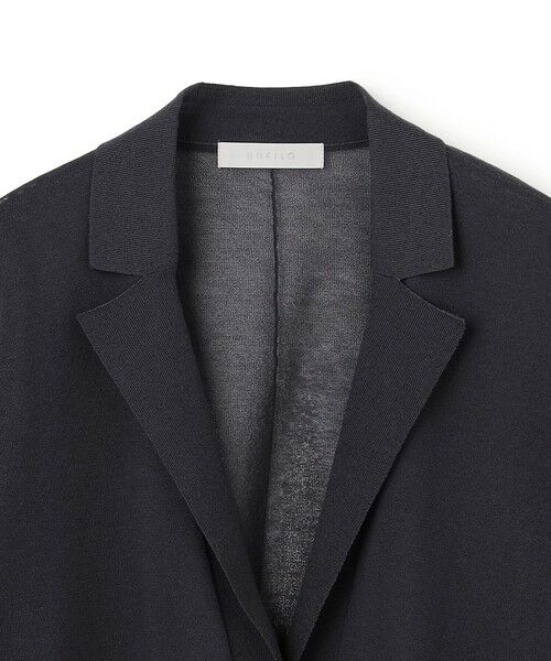 UNFILO / アンフィーロ ベスト | シアーフォルムニット ジャケットジレ | 詳細6