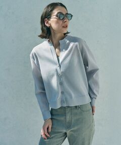 UNFILO / アンフィーロ カーディガン・ボレロ | シアーフォルムニット キーネックカーディガン