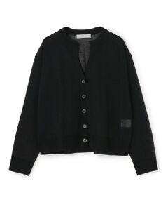 UNFILO / アンフィーロ カーディガン・ボレロ | シアーフォルムニット キーネックカーディガン