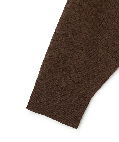 UNFILO / アンフィーロ カーディガン・ボレロ | シアーフォルムニット キーネックカーディガン | 詳細20