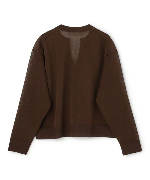 UNFILO / アンフィーロ カーディガン・ボレロ | シアーフォルムニット キーネックカーディガン | 詳細22