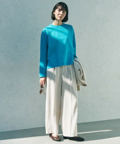 UNFILO / アンフィーロ ニット・セーター | 【VERY掲載】シアーフォルムニット クルーネック | 詳細15