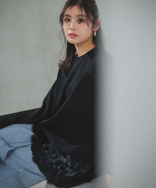 UNFILO / アンフィーロ ニット・セーター | 【VERY掲載】シアーフォルムニット クルーネック | 詳細22