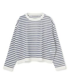 UNFILO / アンフィーロ ニット・セーター | シアーフォルムニット ボーダー