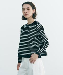 UNFILO / アンフィーロ ニット・セーター | シアーフォルムニット ボーダー